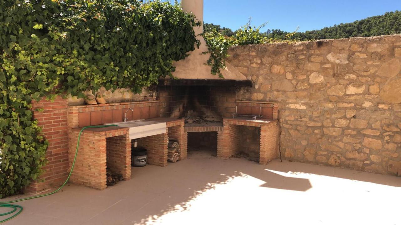 Masia Mas De La Creu Valderrobres Bagian luar foto